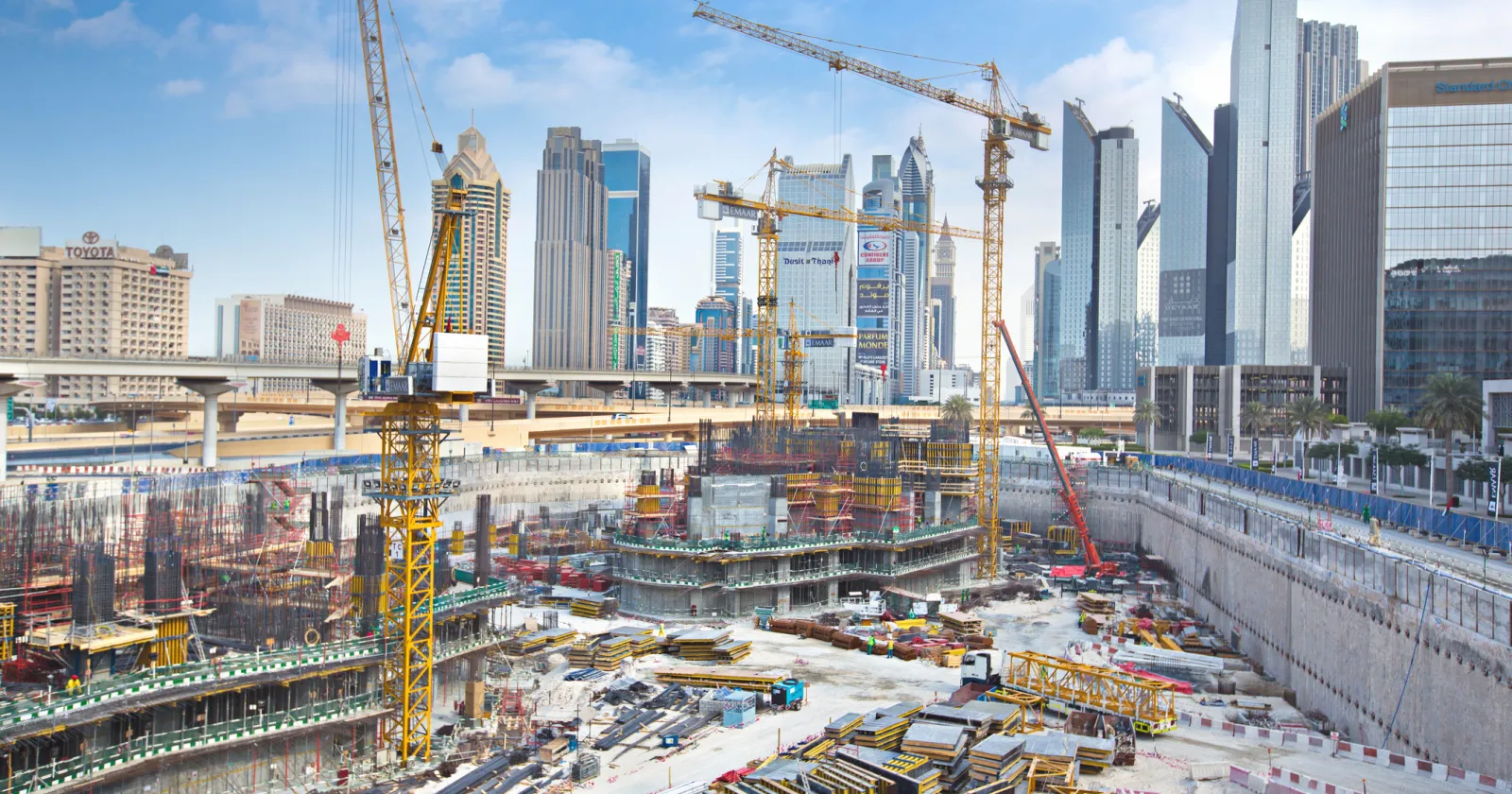 Construction site in Dubai